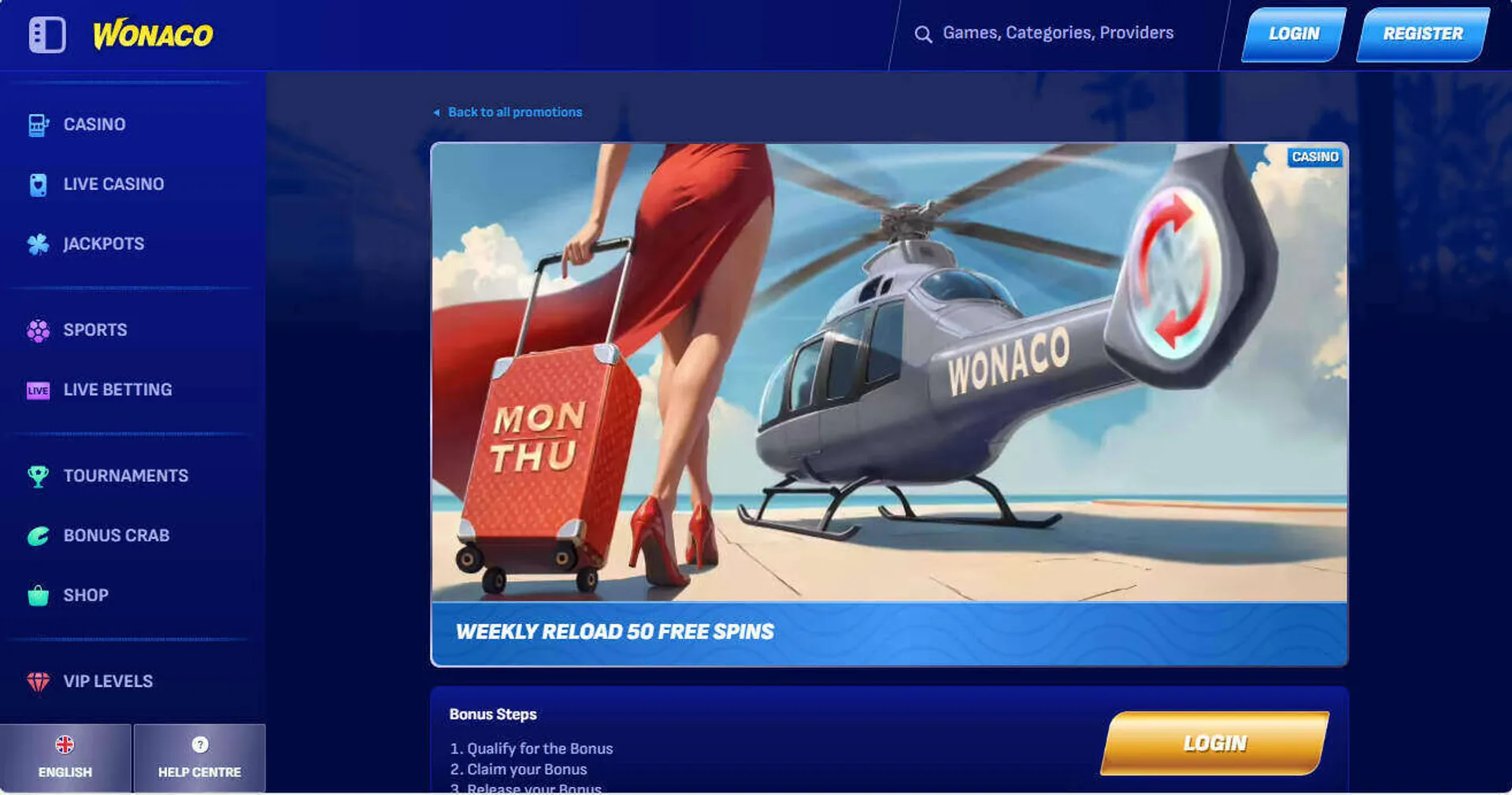 Sport login