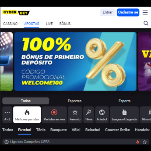Apostar em jogo de futebol